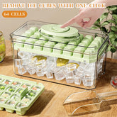 Press-type Silicone Ice Cube Trays