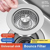 3-in-1 Stainless Steel Sink Drain Strainer