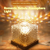 Night Light Flame Crystal Lamp