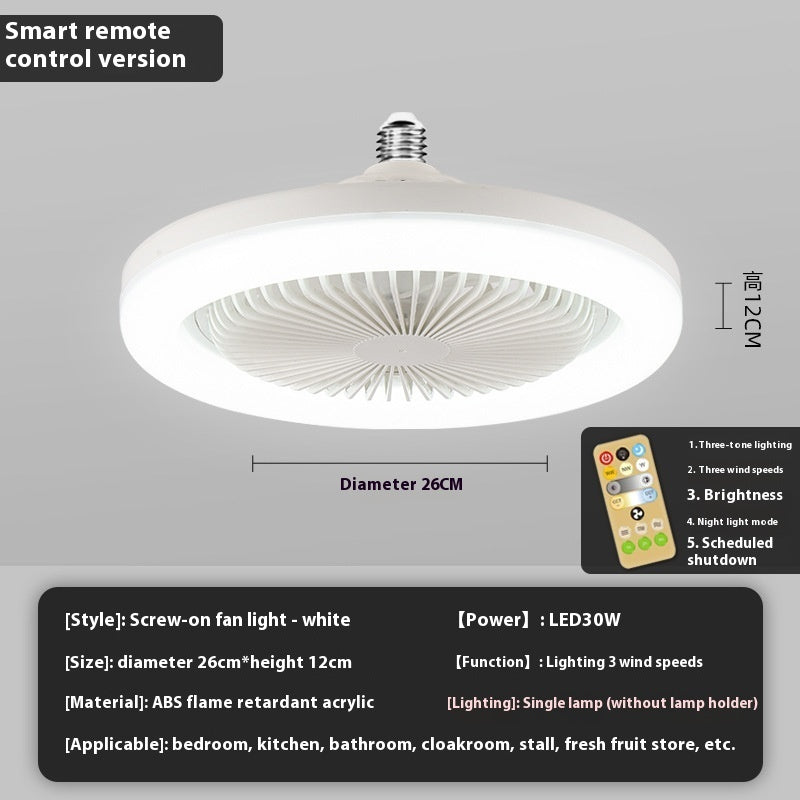 LED Swing Head Fan Light