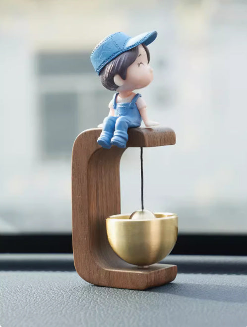 Suction Door Type Solid Wood Wind Chime