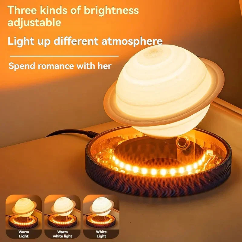 Levitating Saturn Lamp