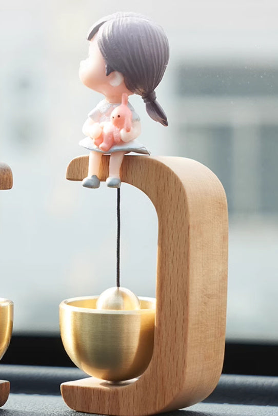 Suction Door Type Solid Wood Wind Chime